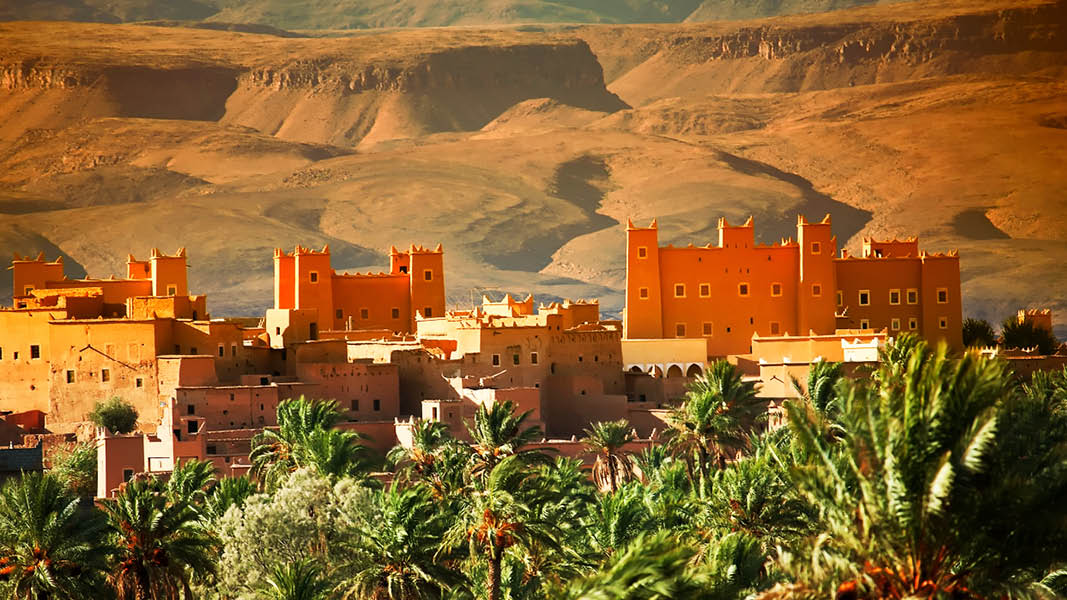 Marokko - Atlasbjergene. Ait Benhadou Kabash