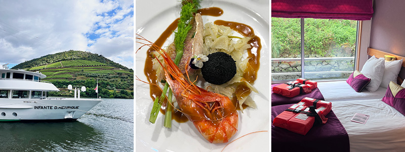 A collage of food on a plateDescription automatically generated