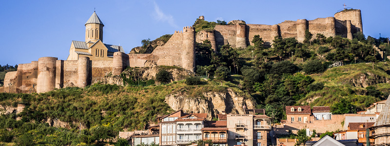 Narikala Fort, Tbilisi, Georgien