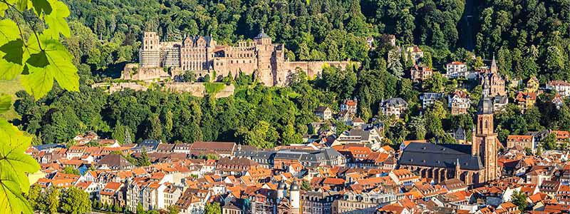 Heidelberg by og Heidelberg slot