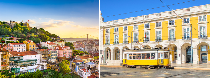 Sporvogn i Lissabon, Portugal