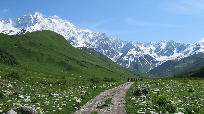Georgien vandreferie i Svaneti