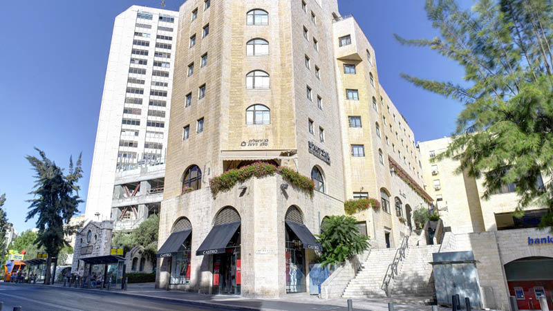 Lev Yerushalayim Hotel set udefra