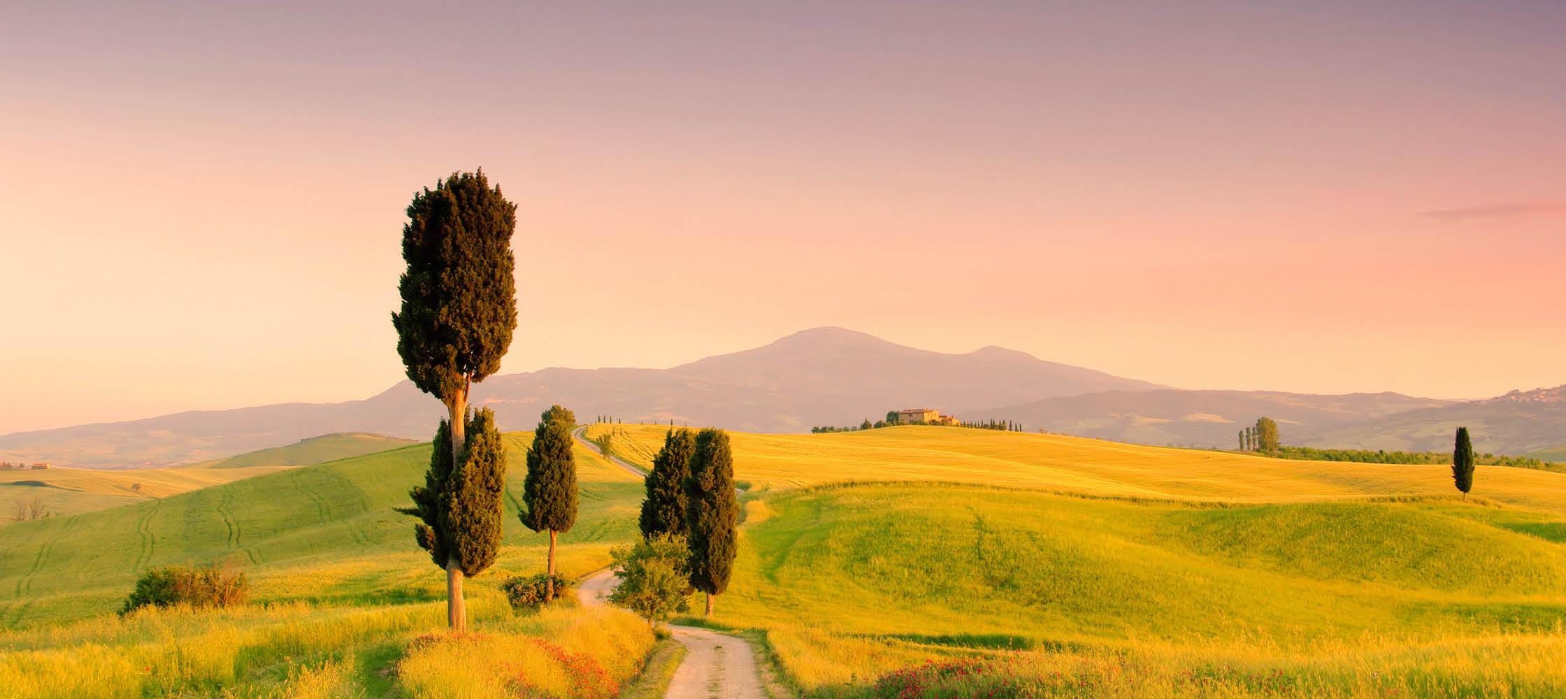 Toscanas skønne landskab