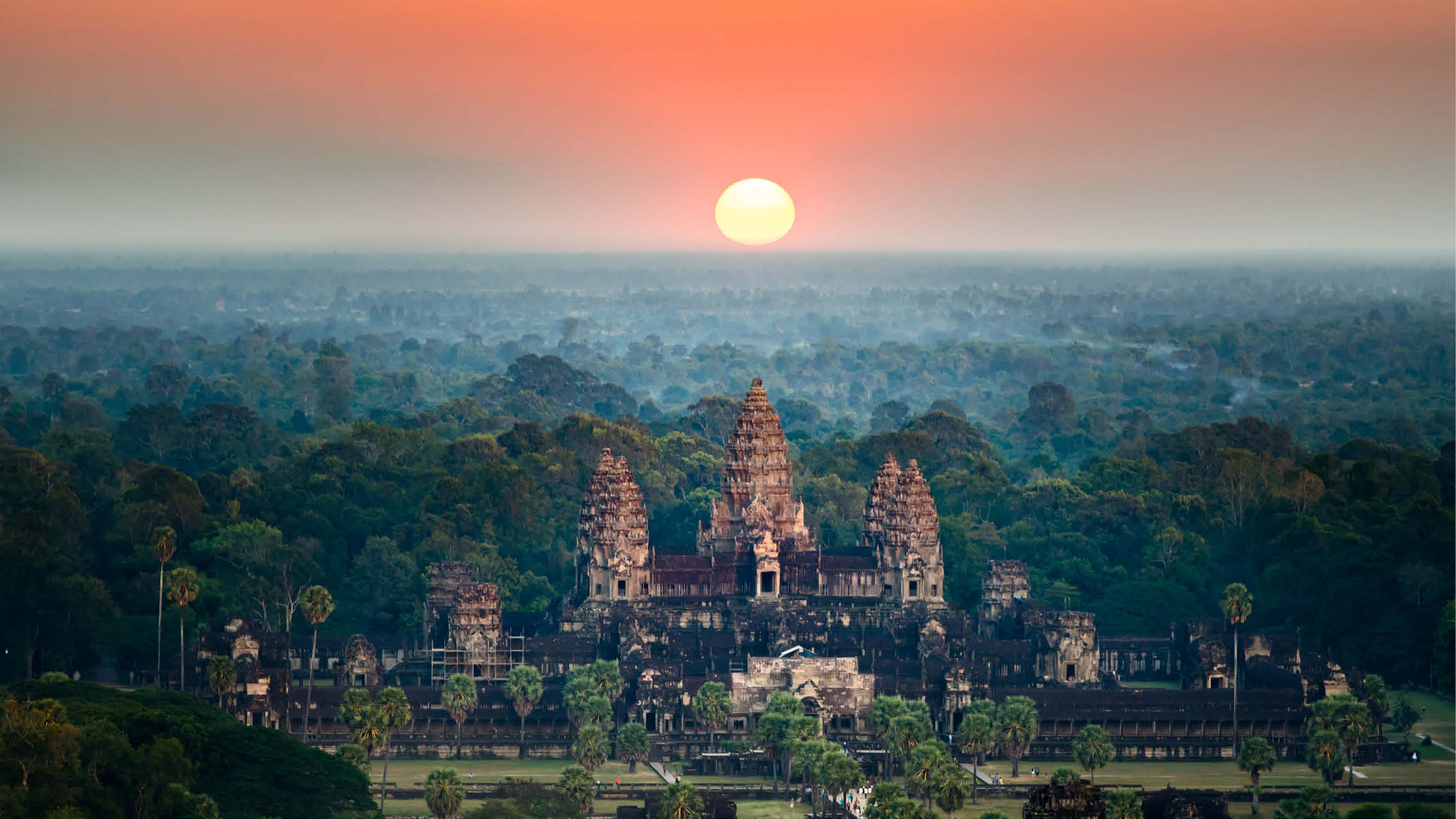 Angkor-templerne i Cambodia