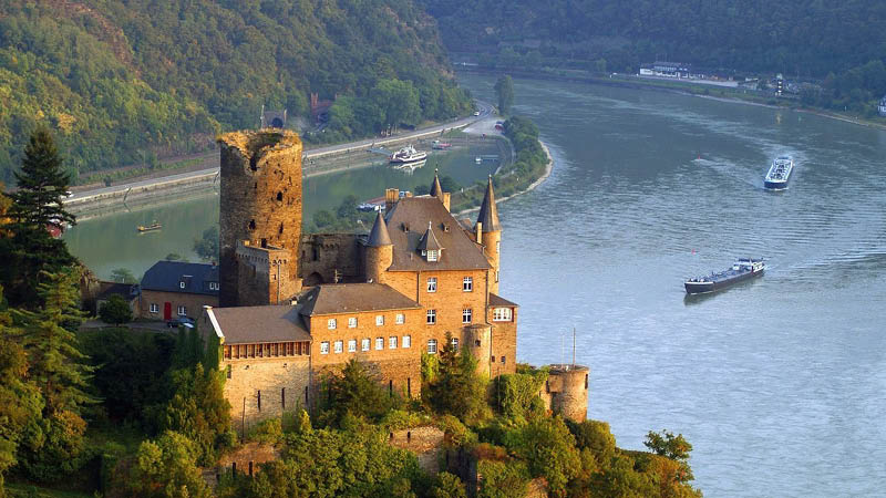 Burg Katz, Rhinen
