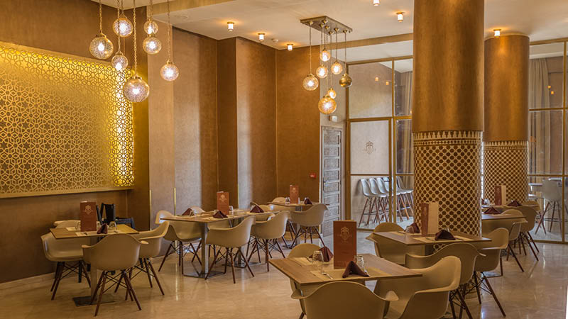 Hotelrestaurant i Marokko
