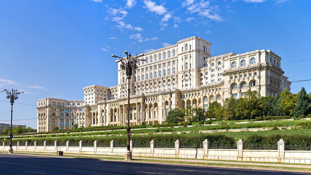 Parlementet i Bucharest, Rumænien